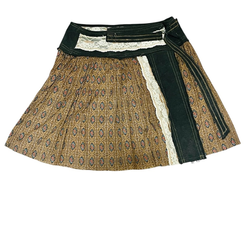 Free People Bohemian Wrap Mini Skirt size 2